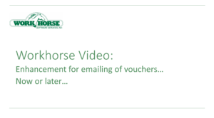 Enhancement for emailing vouchers in Payroll